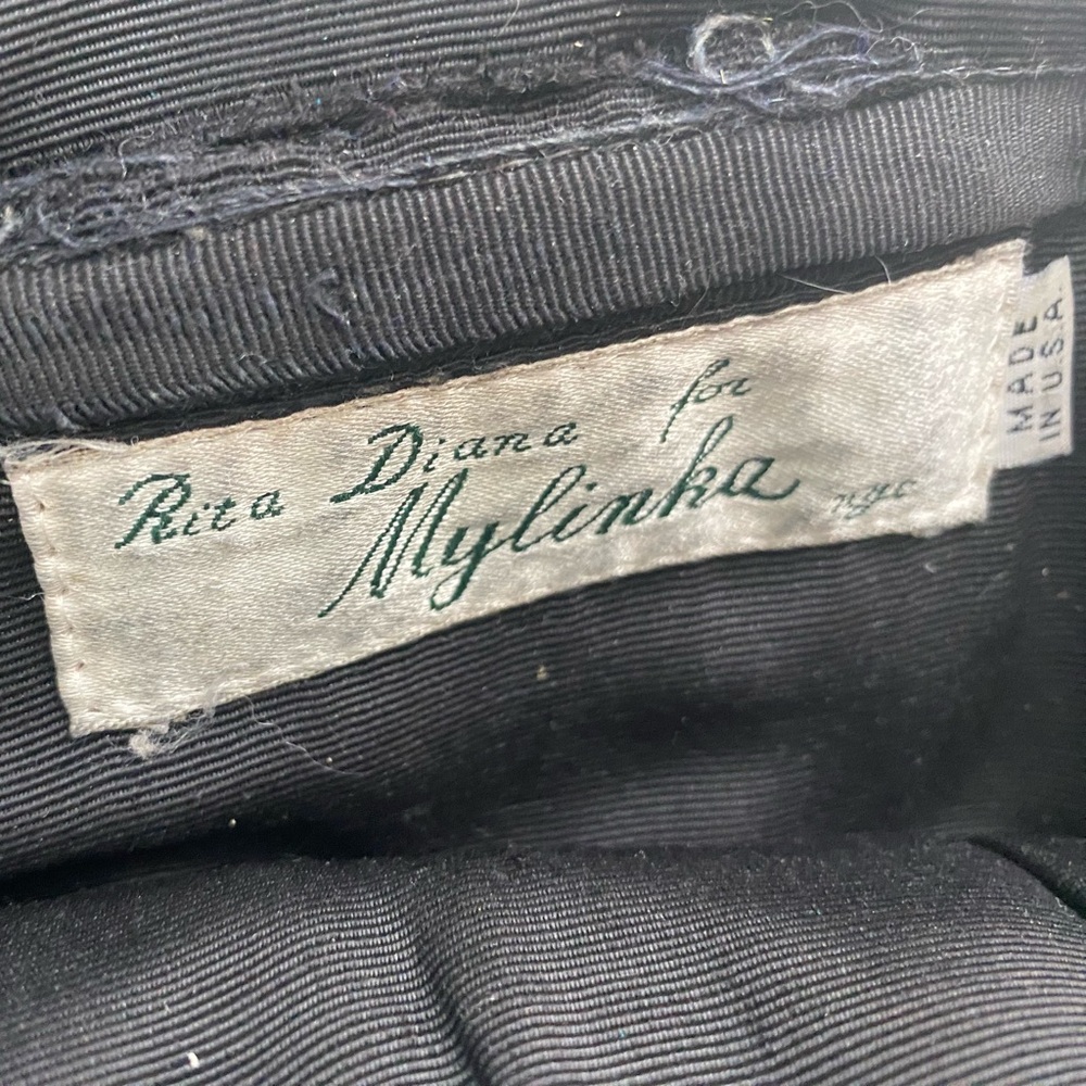 Designer | Vintage Mylinka Black Purse - Picture 7 of 8